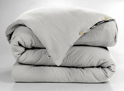 Housse de couette Gaze de Coton 260 x 240 cm GAÏA Nuage