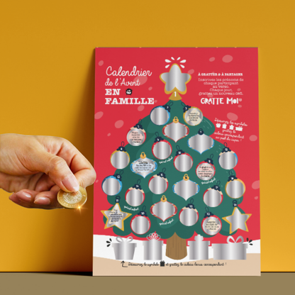Calendrier de l’Avent défis en famille avant Noël