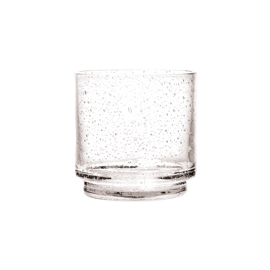 Verre gobelet bouli transparent empilable D8,5 H8,5cm