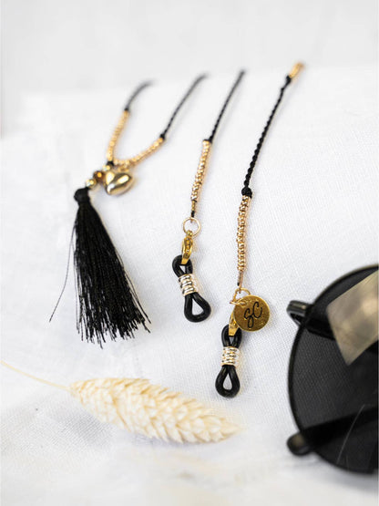 Mctassel (noir) | Cordon pour lunettes