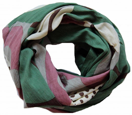 Foulard Coton Bio Prunus Kaki