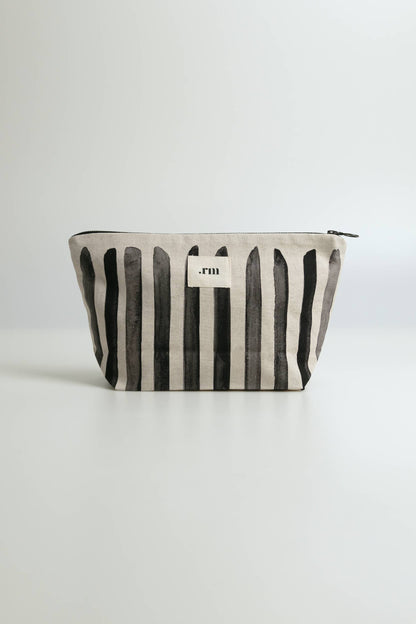 Trousse rayée NOIRE - .rm