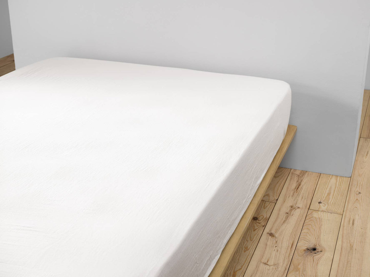 Drap housse Gaze de Coton 160 x 200 cm GAÏA Chantilly