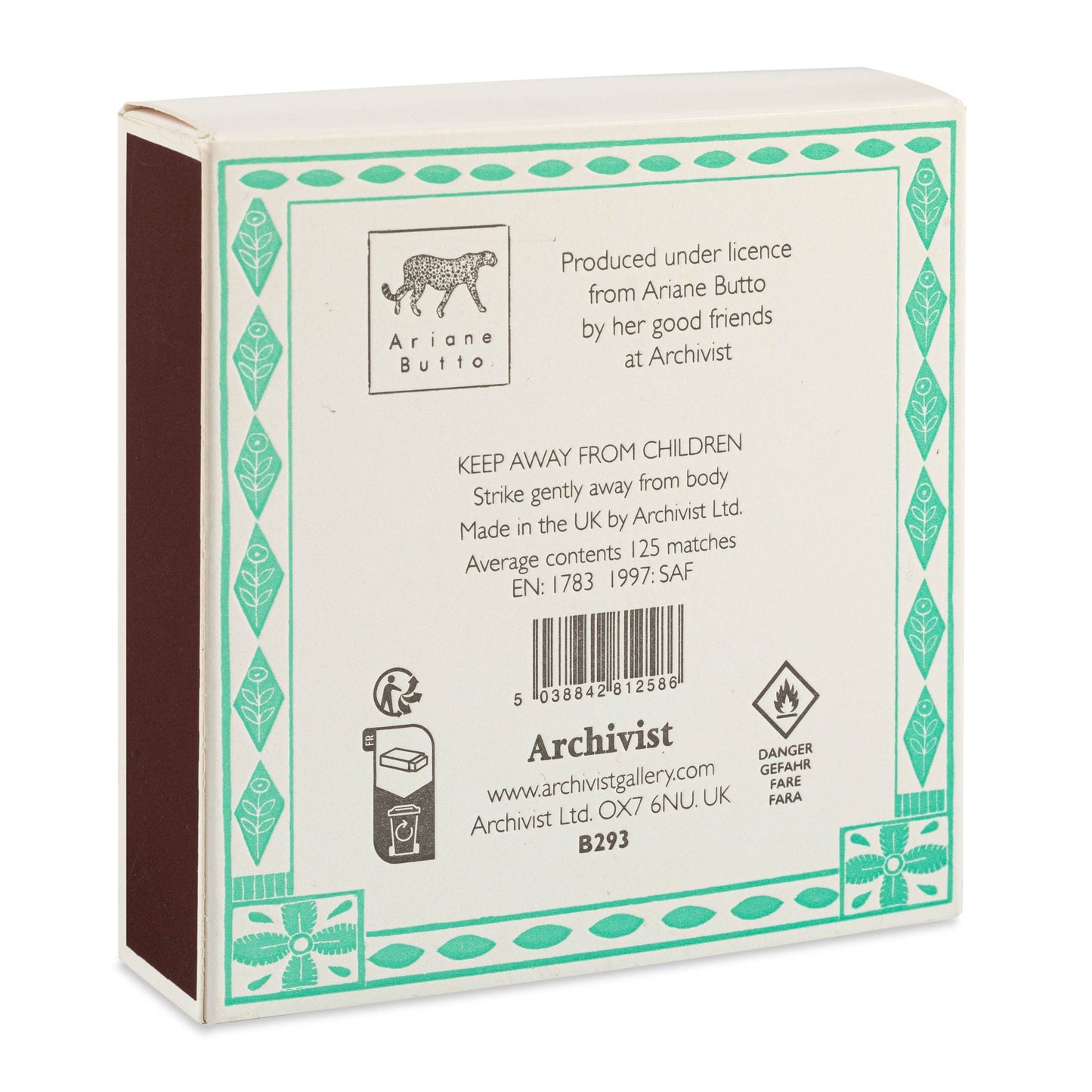 Birdy Stamp | Carré - Allumettes de sûreté