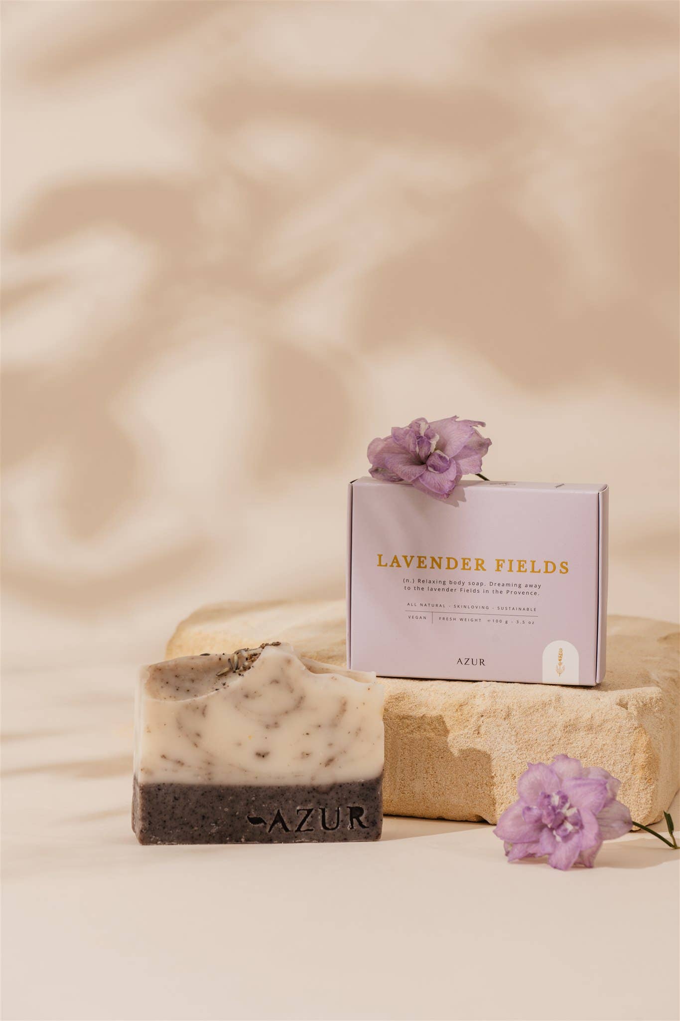 LAVENDER FIELDS | savon solide naturel pour le corps