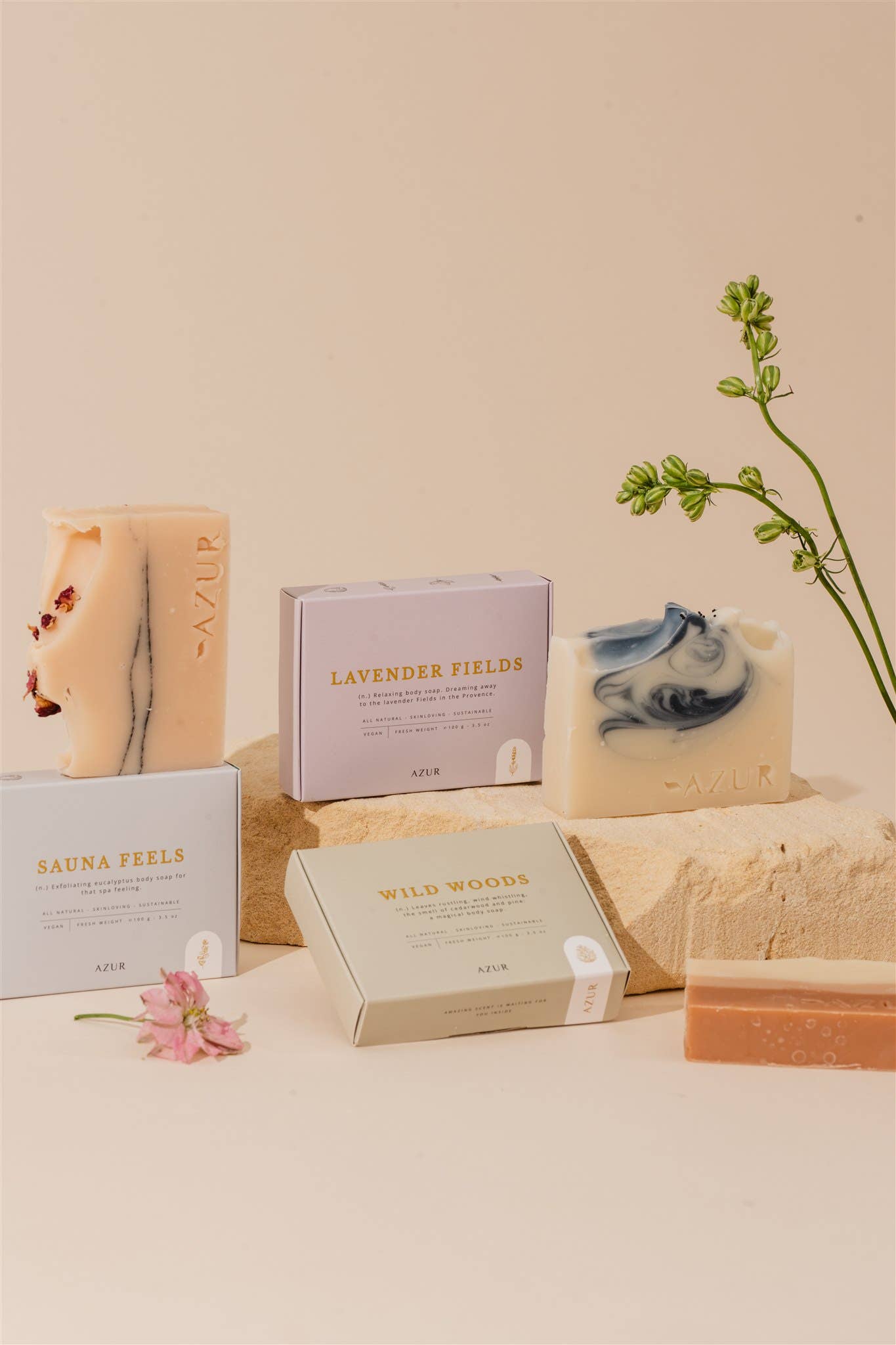 LAVENDER FIELDS | savon solide naturel pour le corps