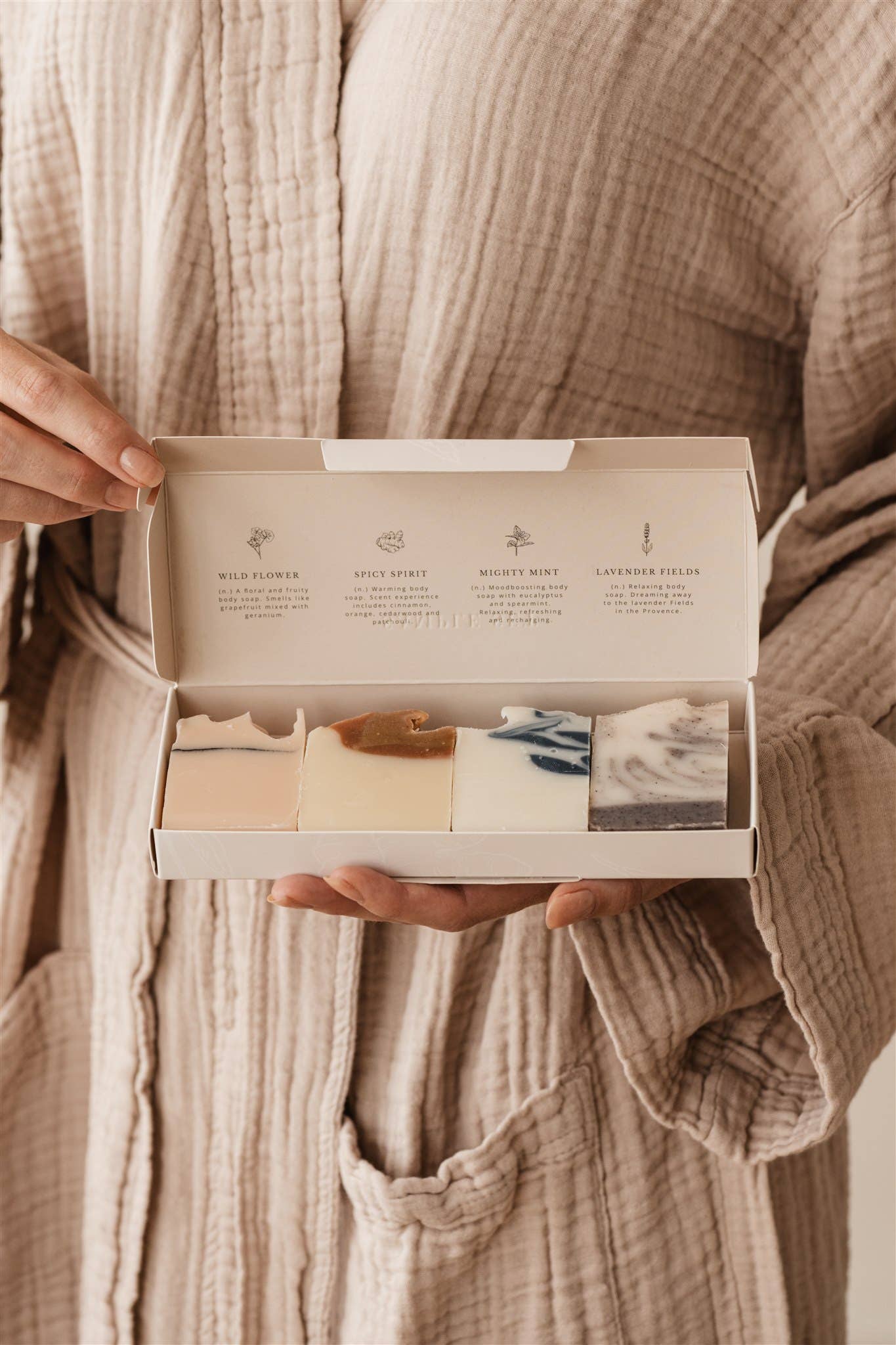 Coffret découverte | 100 % naturel | Coffret cadeau barres de savon corps best-sellers