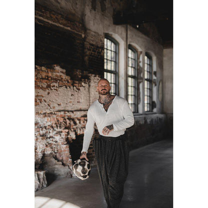 Vase en grès à tâches