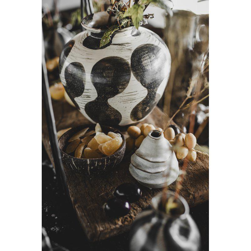 Vase en grès à tâches