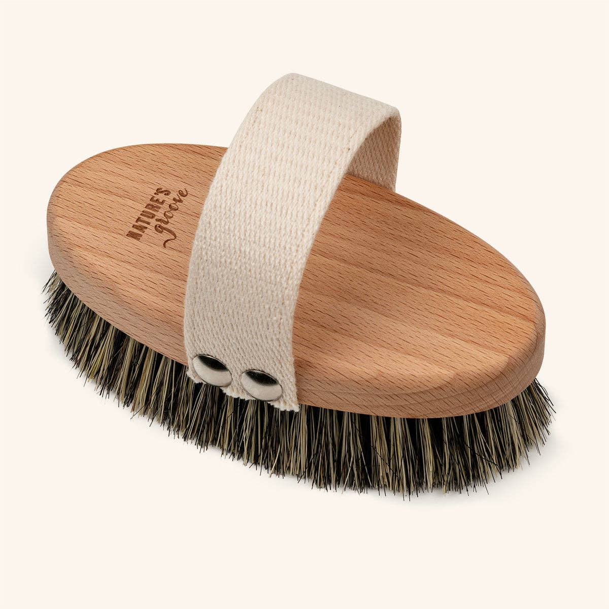 Brosse sèche 100 % naturelle - Brosse de bain et corps