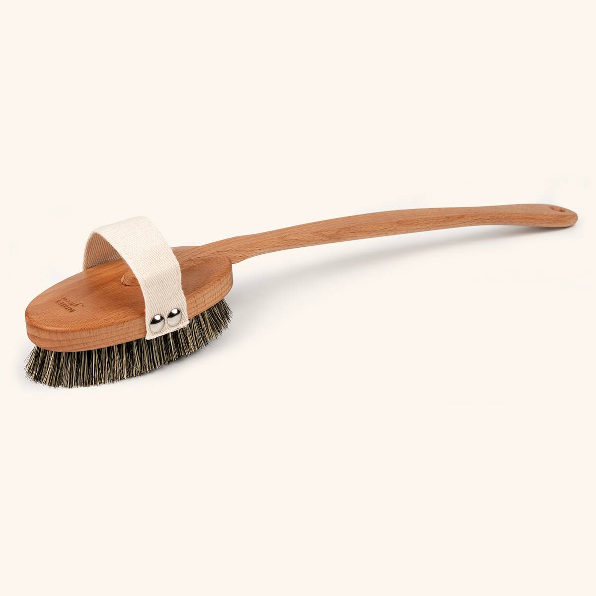 Brosse pour le corps naturelle avec manche amovible - 100 % naturel