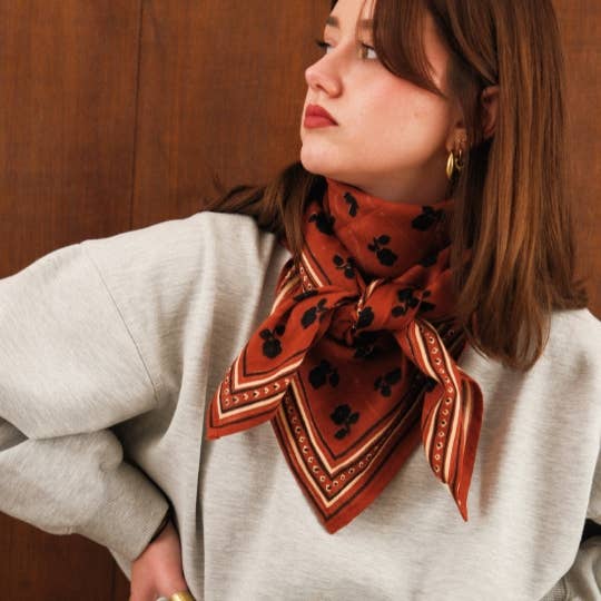 Grand foulard - sister chocolat