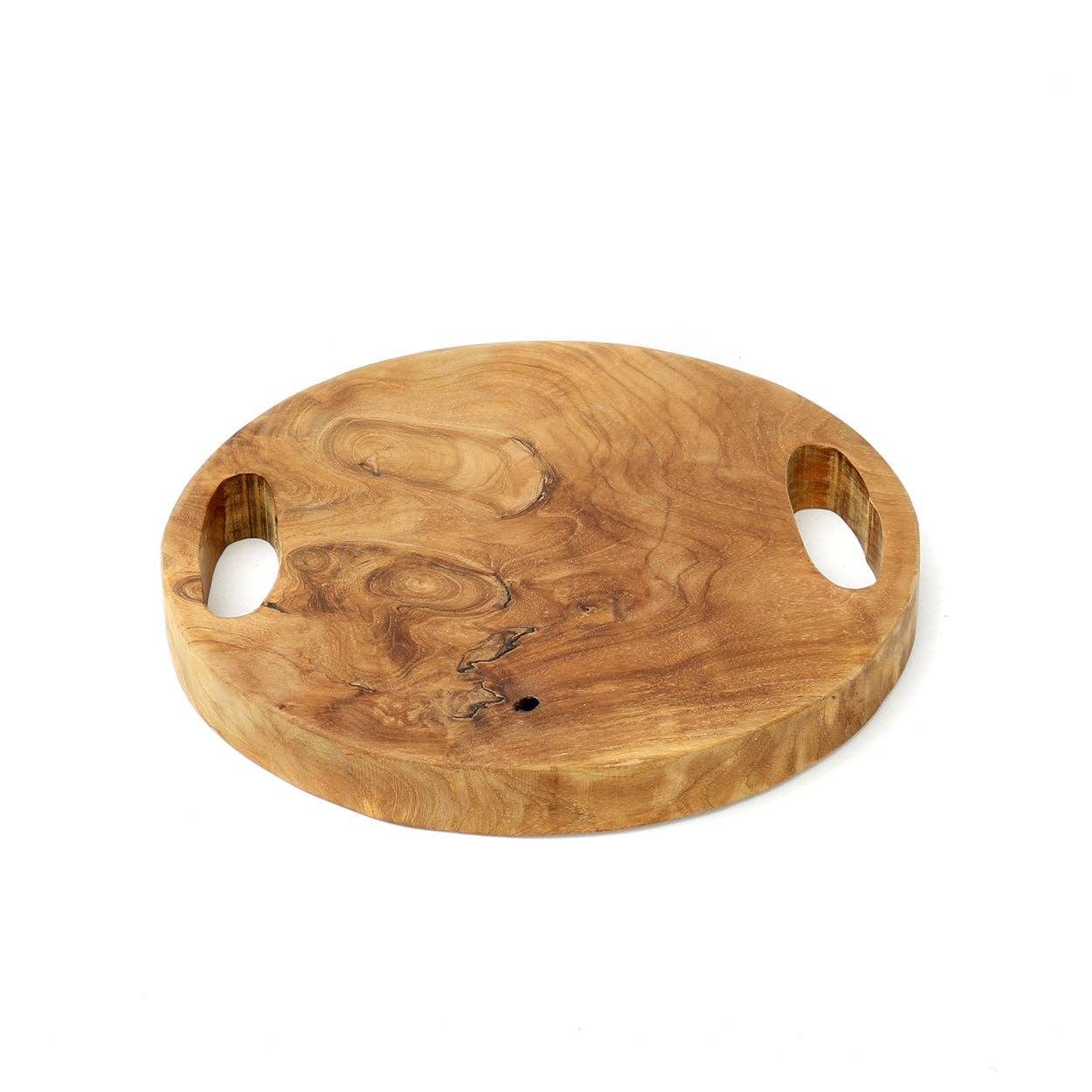 Plateau racine en teck naturel - Taille S