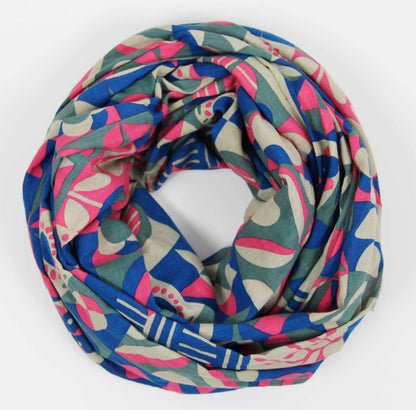 Foulard Coton Bio Bergen Rose Pink
