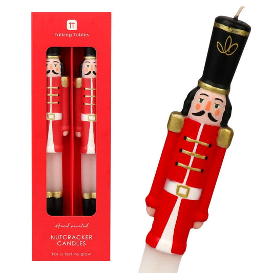 Bougies de Dîner de Noël Casse-Noisette - Lot de 2