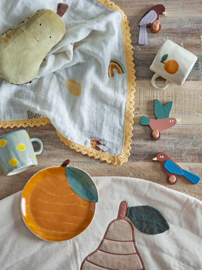 Agnes Couverture, Blanc, Coton