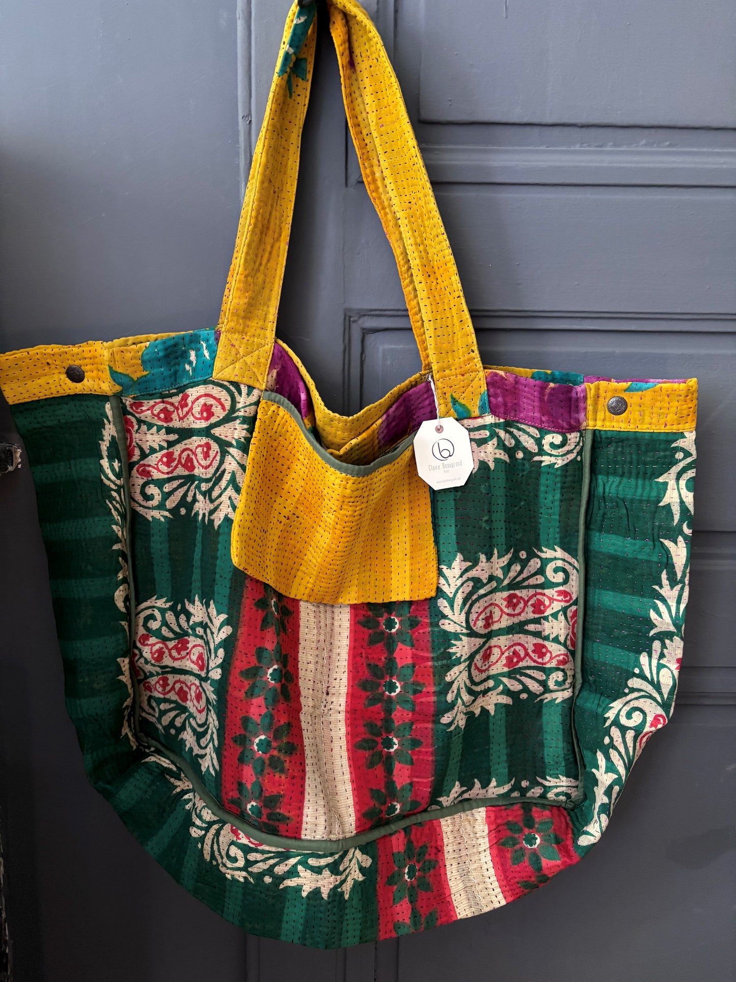 Cabas en kantha