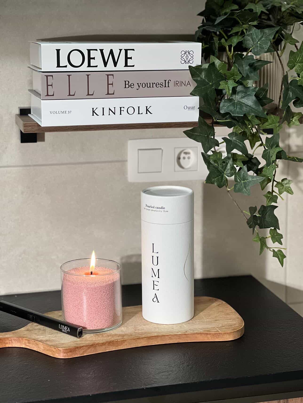Bougie perlée mèches coton incluses 500 g