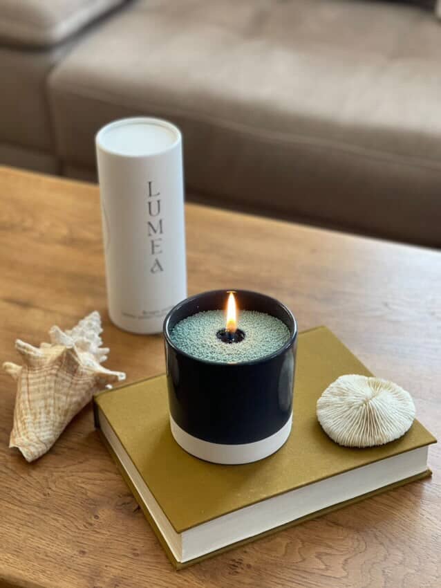 Bougie perlée mèches coton incluses 500 g