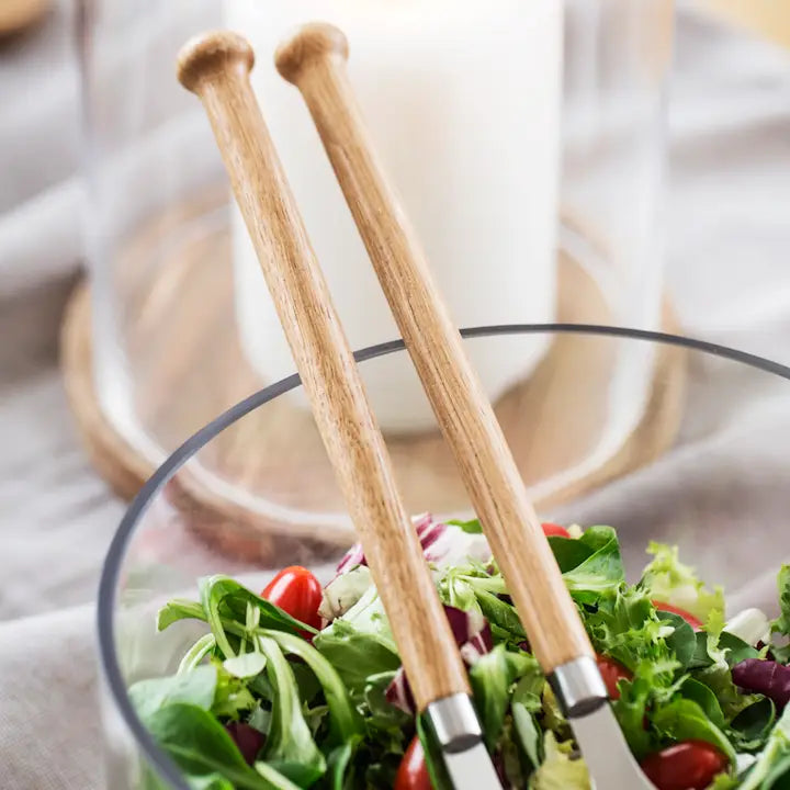 Couverts à salade bois de Chêne