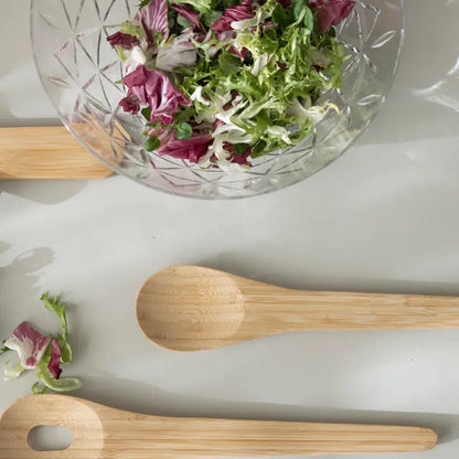 Couverts à salade bambou