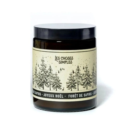 Bougie forêt de sapins