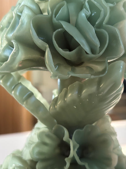 Grande bougie florale