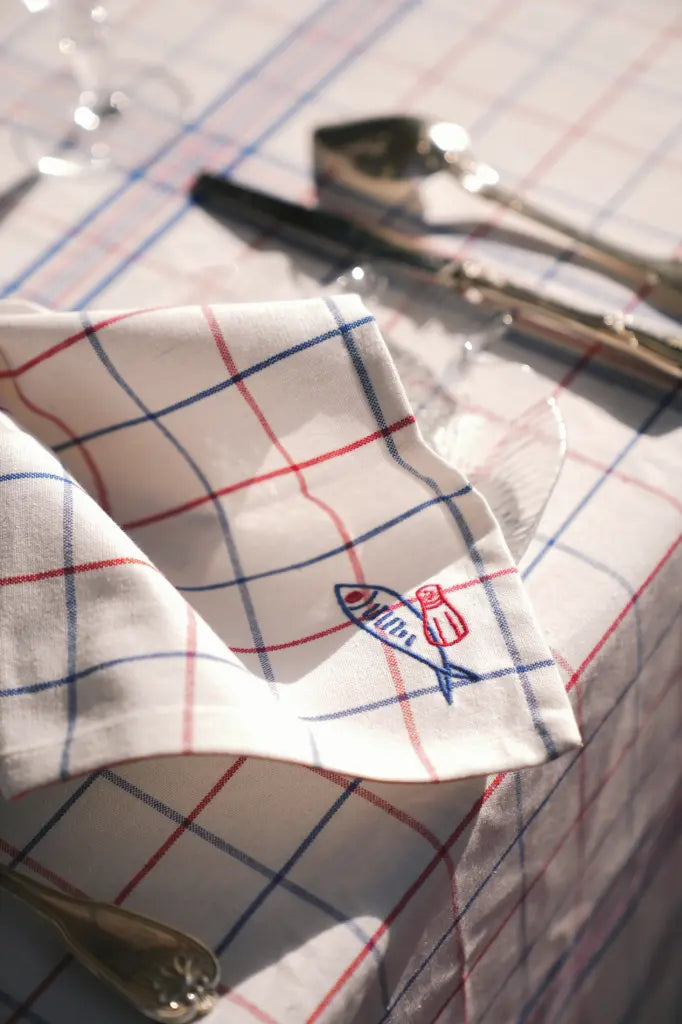 Lot de 2 serviettes Léon