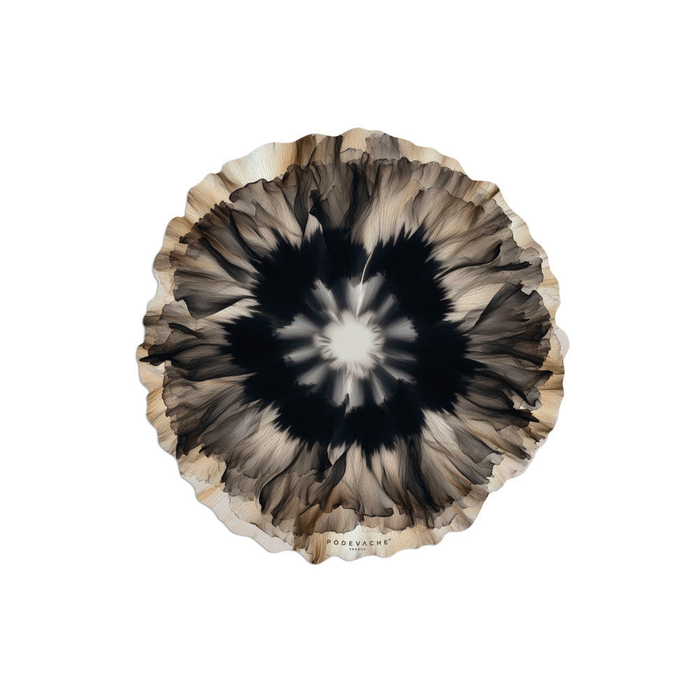 Lot de 6 dessous de verre Vinyle Rond