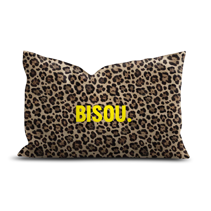 Coussin Podevache Léopard Bisou