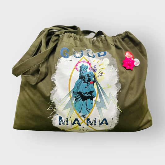 Sacs week-end XXL Good Mama Kaki