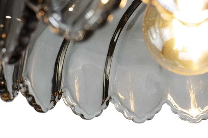 Suspension en verre Pétale