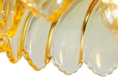 Suspension en verre Pétale