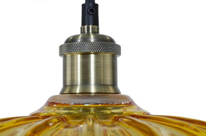 Suspension en verre Pétale