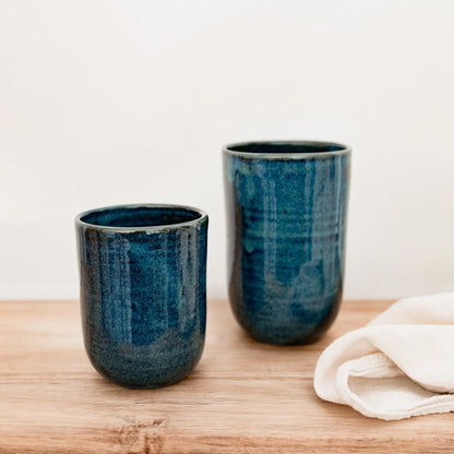 Tasse à thé/ café bleue Seabed