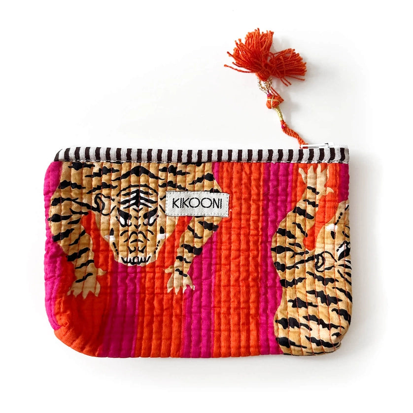 Trousse fait main « Poppy Tiger »
