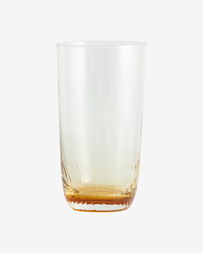 Verre à eau ambre