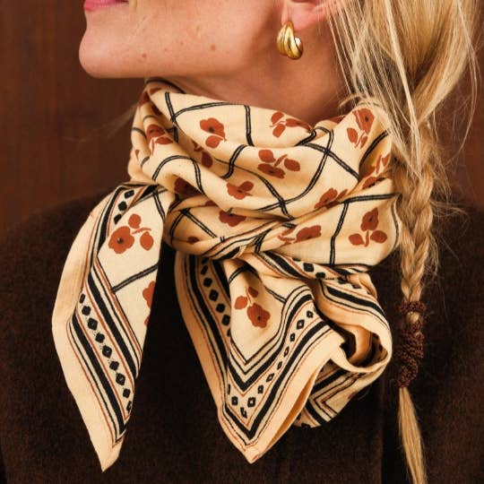 Grand foulard sister - latte