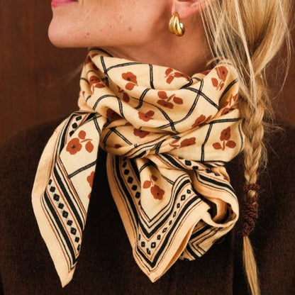 Grand foulard sister - latte