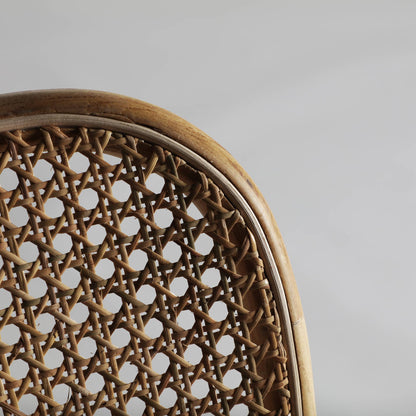 Chaise Kleive, bois d'orme, naturel, 45x52x81cm