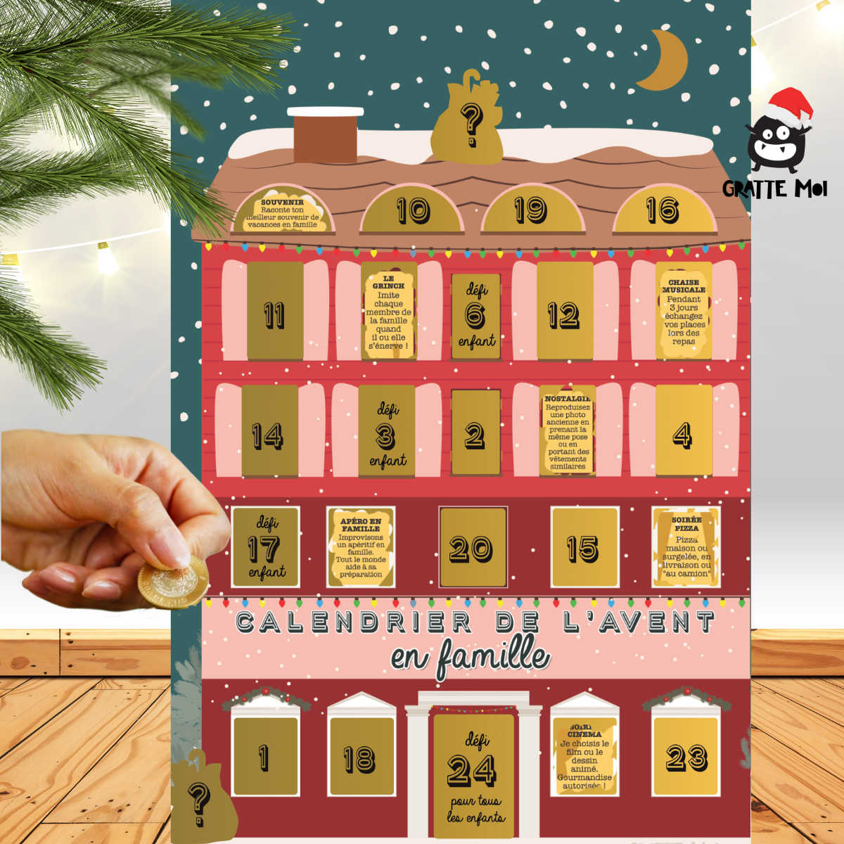 En famille  - Calendrier de l'Avent - Attendre Noël