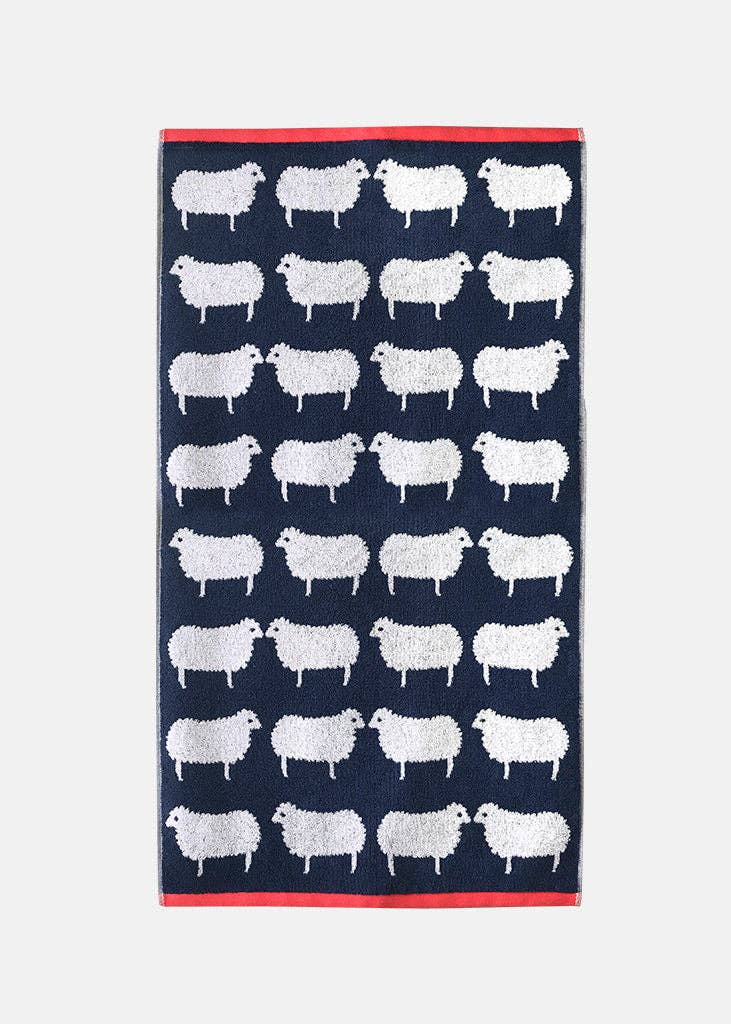 Serviettes en coton biologique Kissing Sheep