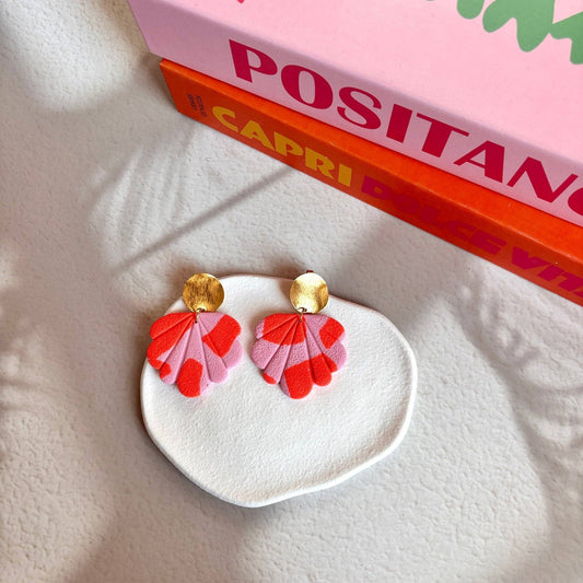 Méditerranéenne - Boucles d'oreilles Grande Fleur