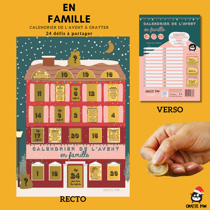 En famille  - Calendrier de l'Avent - Attendre Noël