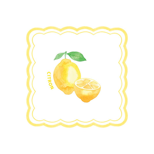 Serviette papier fraise citron  x20