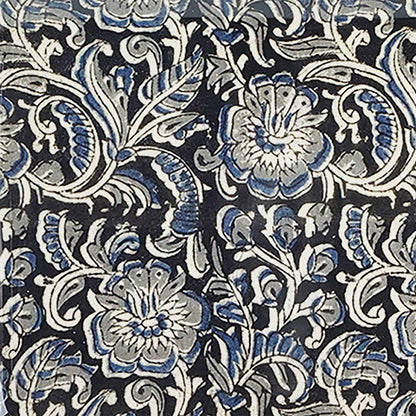 Plateau métal émaillé Kalamkari 15x25, bordure dorée