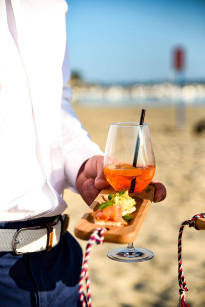 Vigneron - Assiette Cocktail en Bois de Chêne