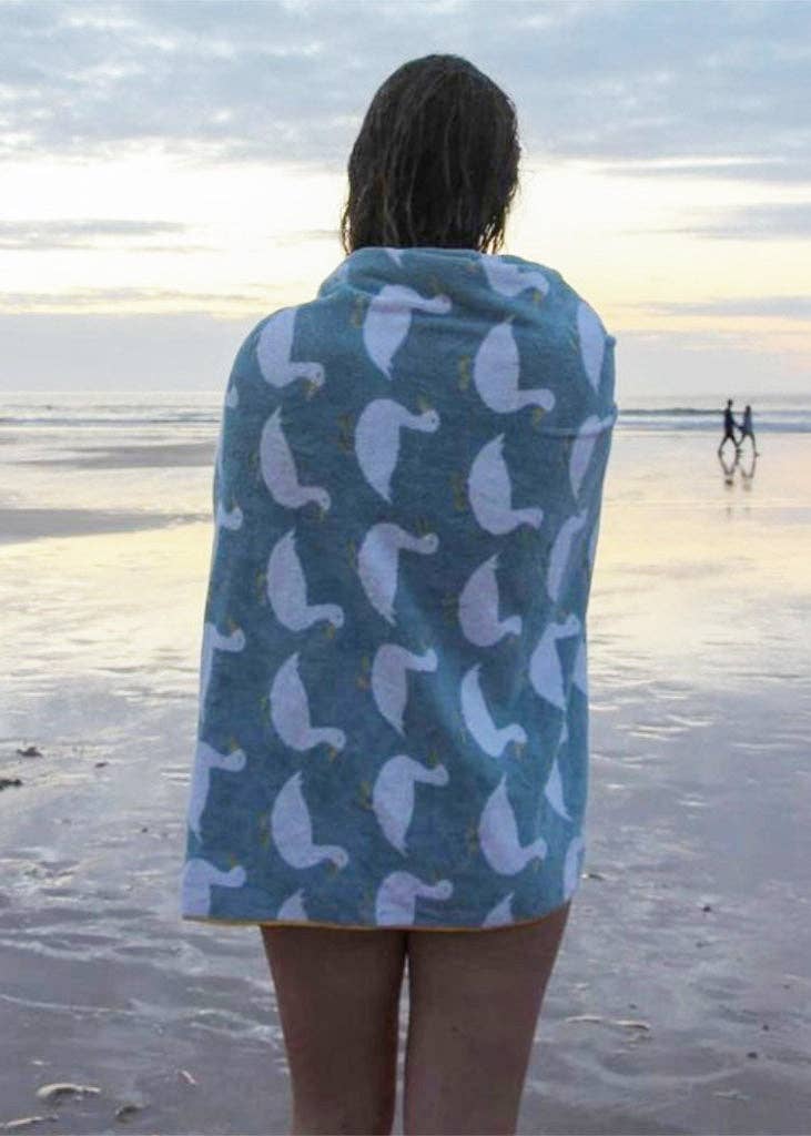 Serviettes en coton biologique Waddling Ducks