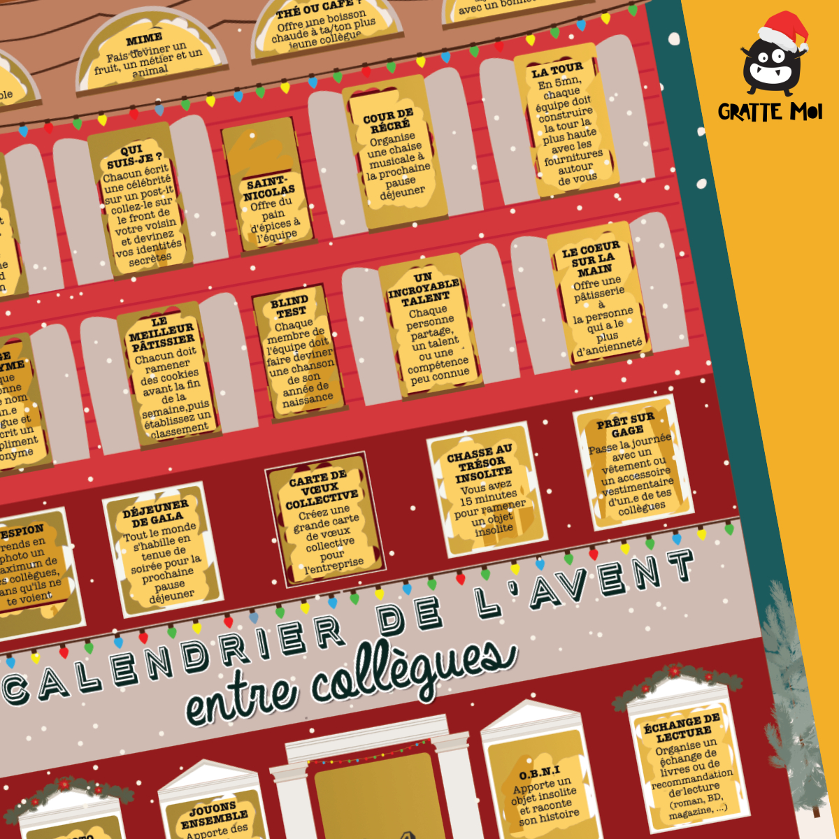 Entre collègues - Calendrier de l'Avent - Attendre Noel