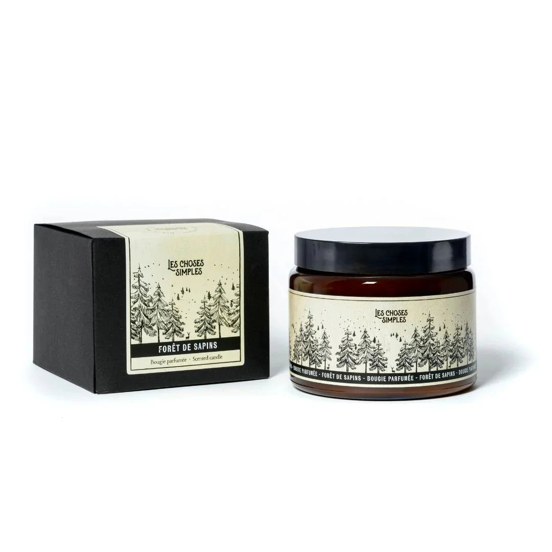 Bougie forêt de sapins
